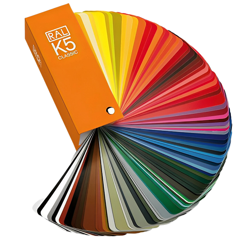RAL colour swatch chart